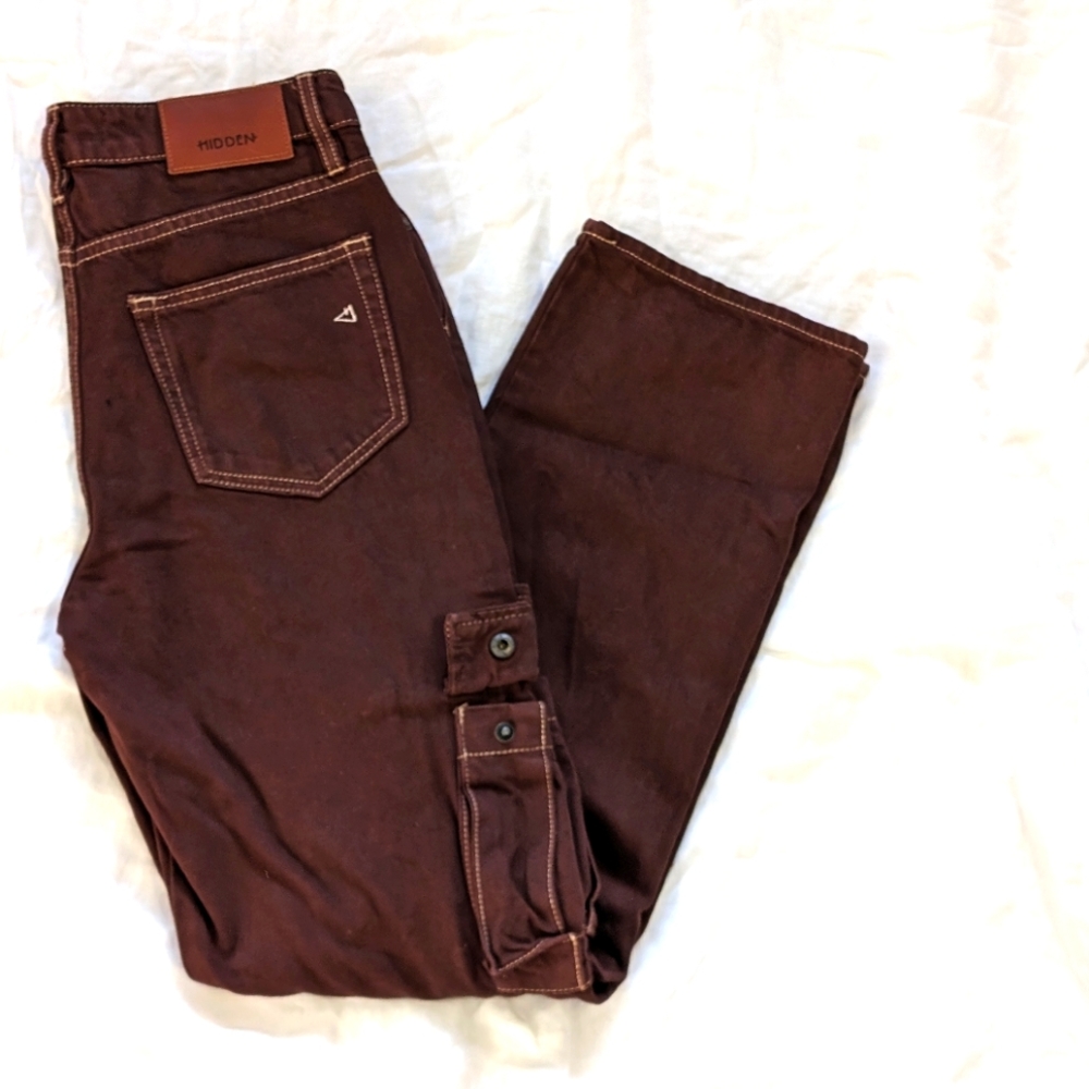 Hidden Los Angeles brown cargo pants